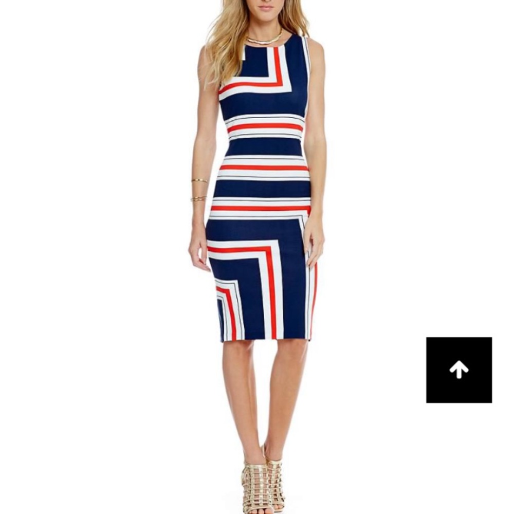 Cremiux Ella Striped Midi Dress
